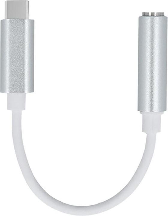 Produktbild Setty Adapter USB-C - Audiobuchse 3,5mm weiss (USB Typ C, 3.5mm Klinke)