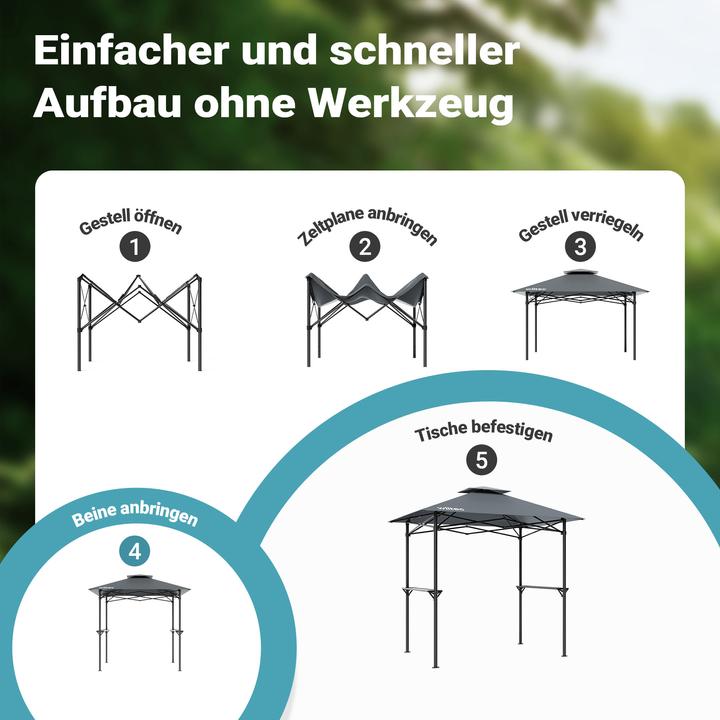 Produktbild Wiltec Faltpavillon (152 cm, 245 cm)