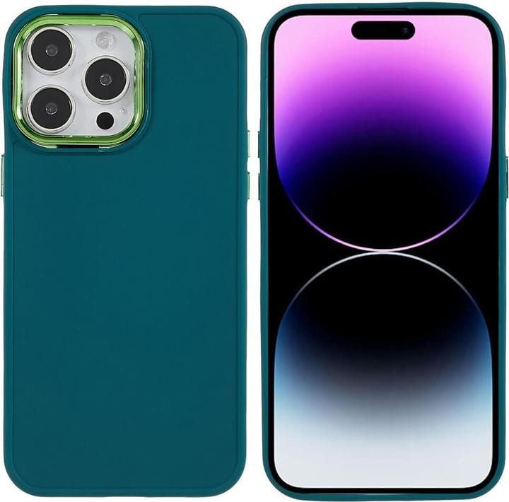 Image du produit Cover-Discount iPhone 14 Pro - étui en silicone avec protection pour appareil photo vert (Apple iPhone 14 Pro)