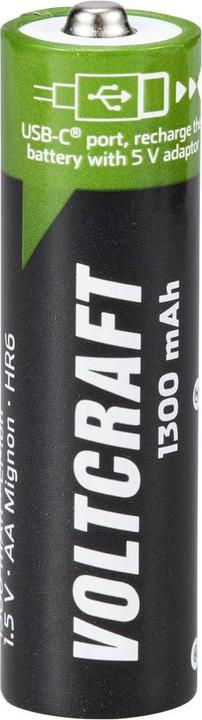 Actual product image Voltcraft Accu-Rechargeable (4 pcs., AA, 1300 mAh)