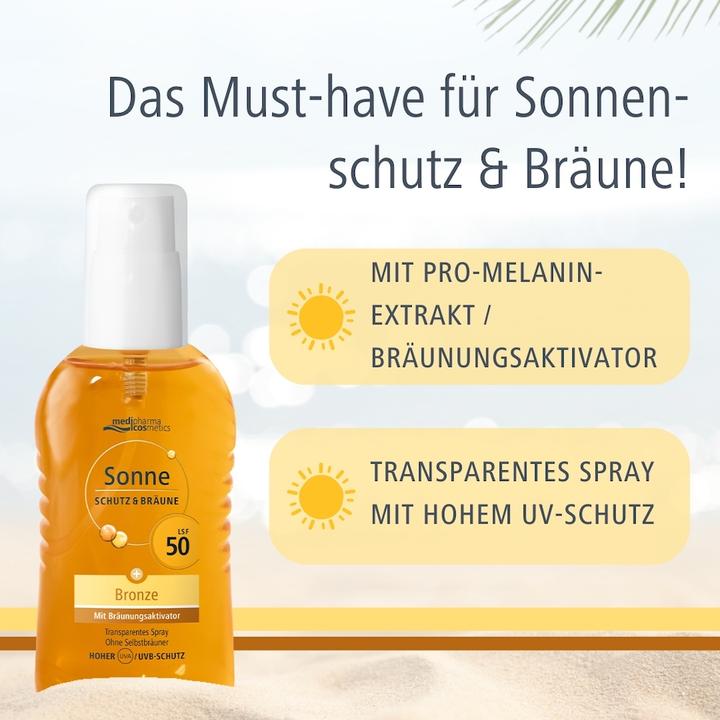 Actual product image Dr. Theiss Sun Schu+braeu Bro Lsf50, 200 ml SPR (Sun spray, SPF 50, 200 ml)
