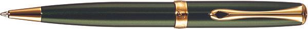 Immagine prodotto Diplomat Biros Excellence A2 Evergreen placcato oro easyFlow (Oro, Verde, 1 x)