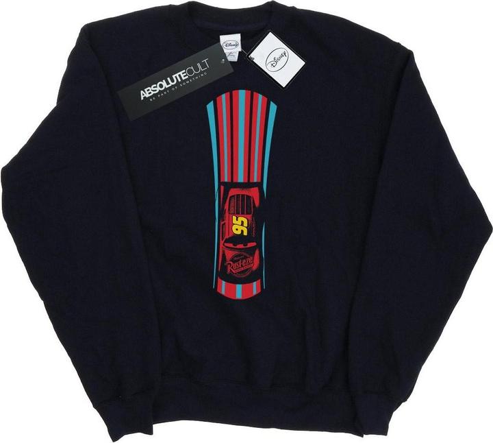 Disney Cars Lightning McQueen Stripes Sweatshirt (M)