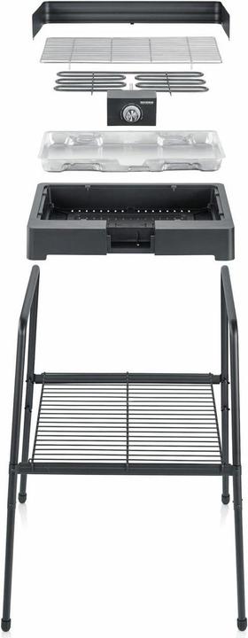 Produktbild Severin PG8561 Elektrischer Gartengrill 2200 W 44,5 cm x 26 cm (2.20 kW)