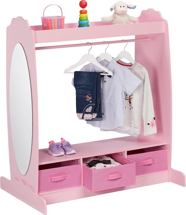 Actual product image Relaxdays Children clothes rack
