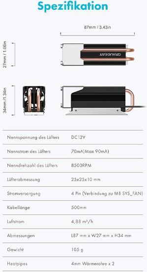 Produktbild Graugear G-M2HS03-F