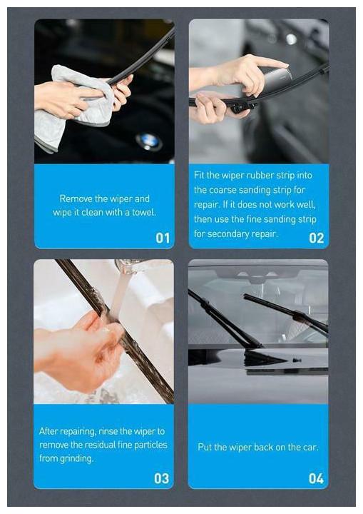 Actual product image Baseus Rain Wing wiper repairer Tarnish
