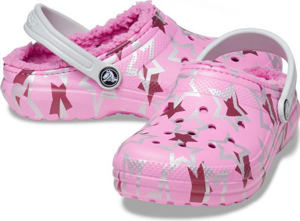 Actual product image Crocs K's Classic Lined Disco Clog (32)