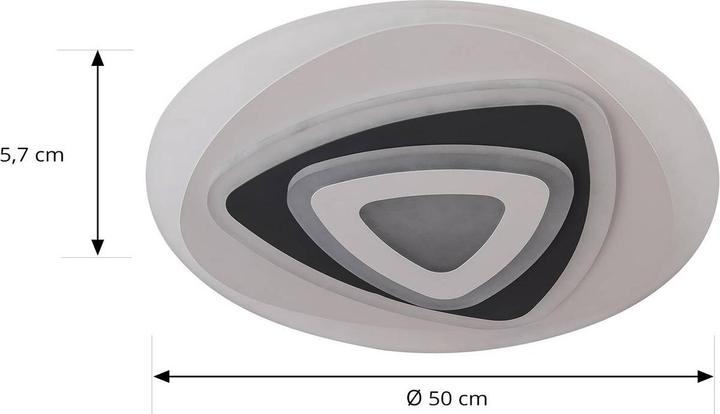 Image du produit Lindby Plafonnier à LED Rebeka (6250 lm)