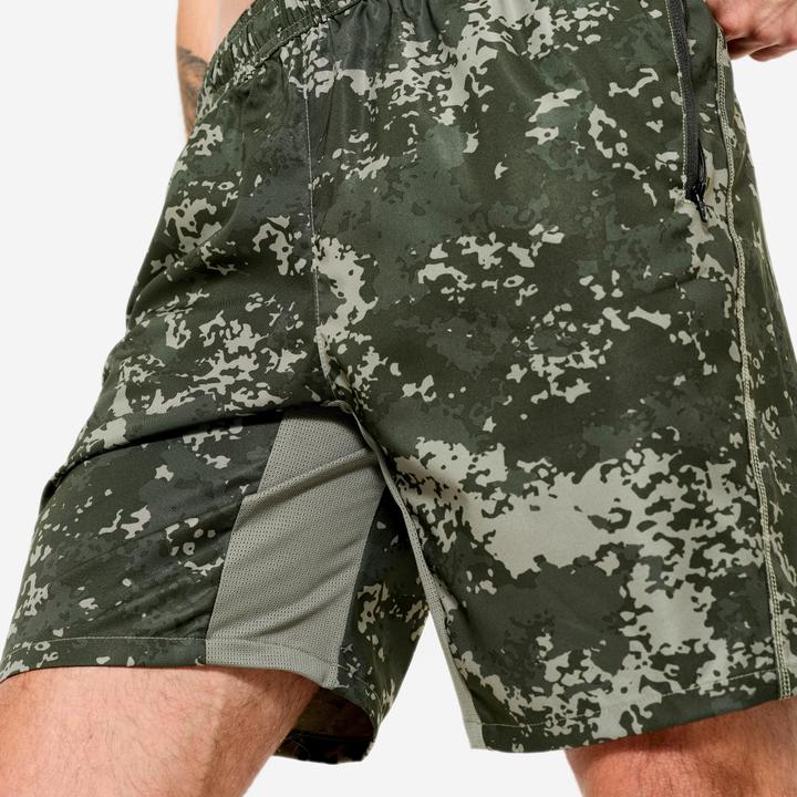 Actual product image Domyos Shorts Reissverschlusstaschen - khaki (XL)