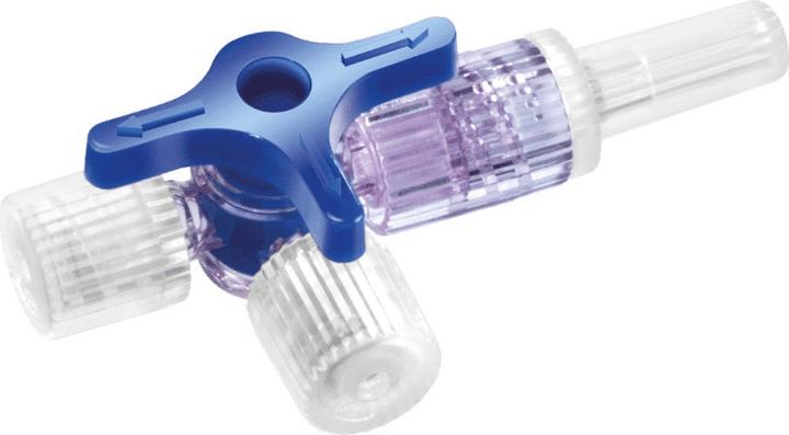 Produktbild B.Braun Discofix Dreiwegehahn blau, 1 St. Zubehör