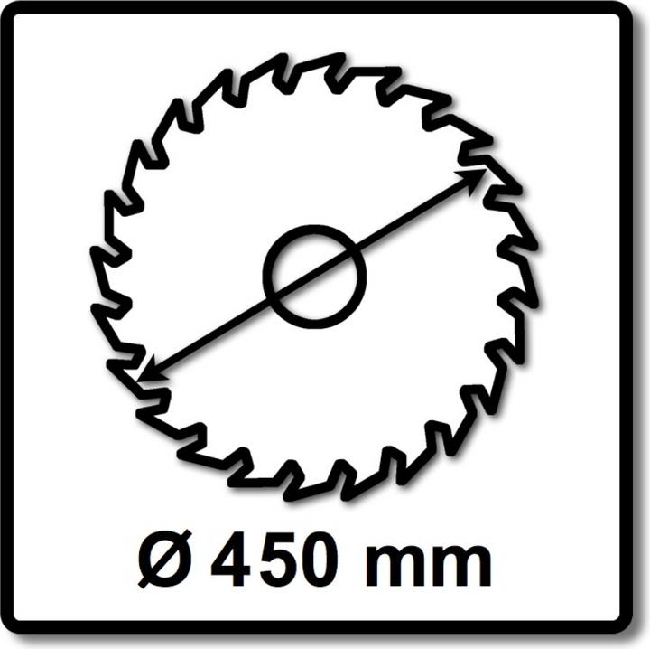 Immagine prodotto Bosch Professional Zubehör Lama per sega circolare per legno PRO Construct, 450 x 3,8 x 30 mm