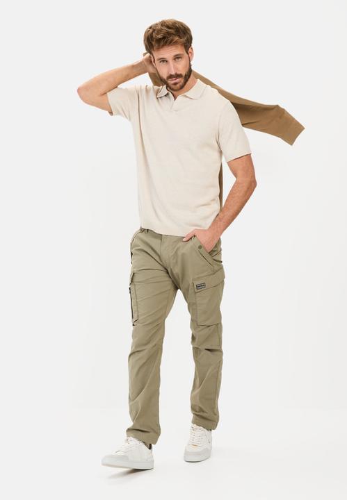Immagine prodotto Camel Active Strick-Poloshirt aus Baumwoll-Leinen-Mix (XXL)