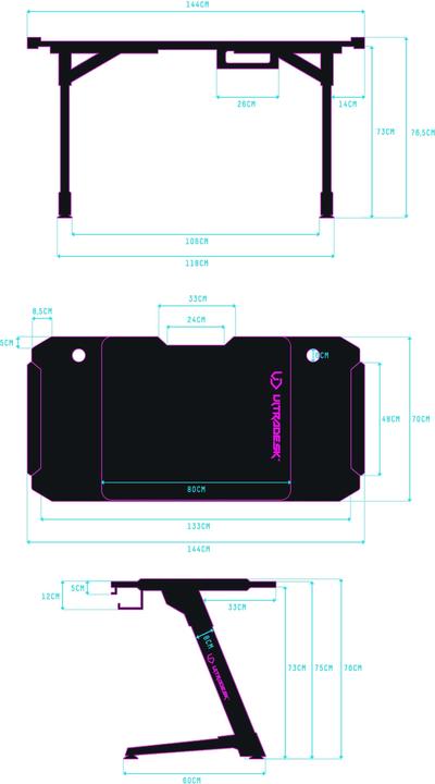 Actual product image Ultradesk Space XXL