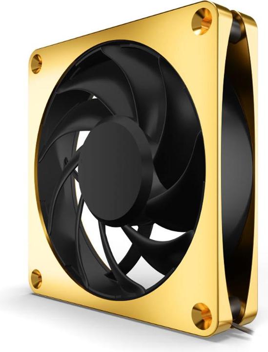 Produktbild Alphacool Apex Stealth Metal Power 120mm L?fter 3000rpm (gold/schwarz) (120 mm, 1 x)