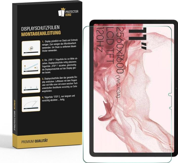 Produktbild Protectorking 2x Displayschutz Full Cover matt entspiegelt (2 Stück, Galaxy Tab S9)