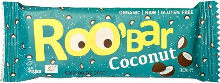 Actual product image Roobar Chia and coconut (1 pcs., 30 g)