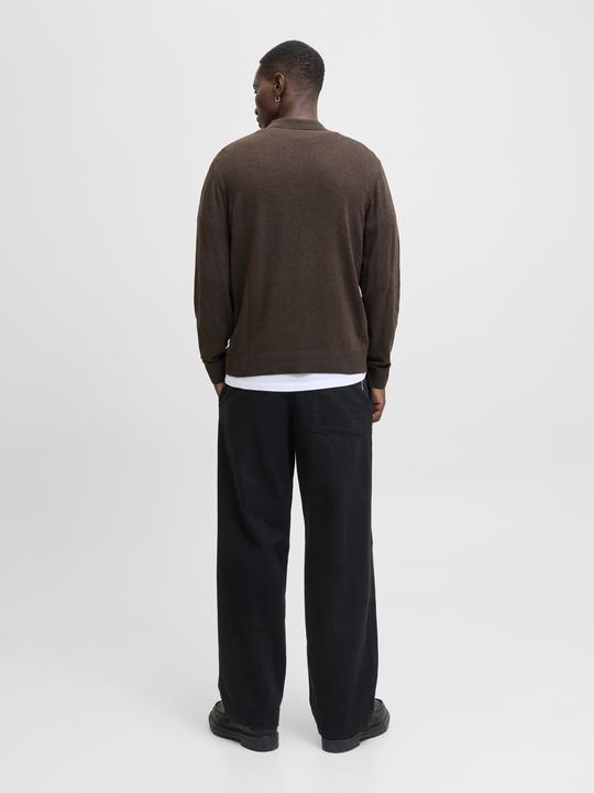 Actual product image Jack & Jones Jjeemil Knit Polo Half Zip Ls Noos (XL)