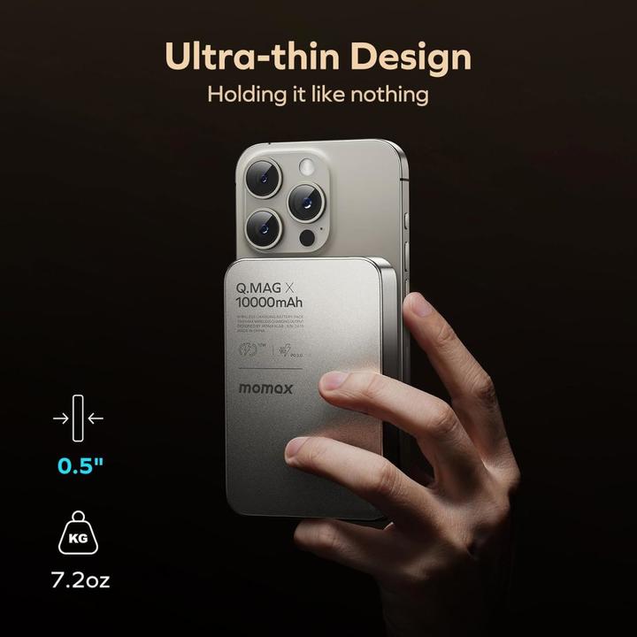 Image du produit Momax Q.Mag X1 (10000 mAh, 15 W)