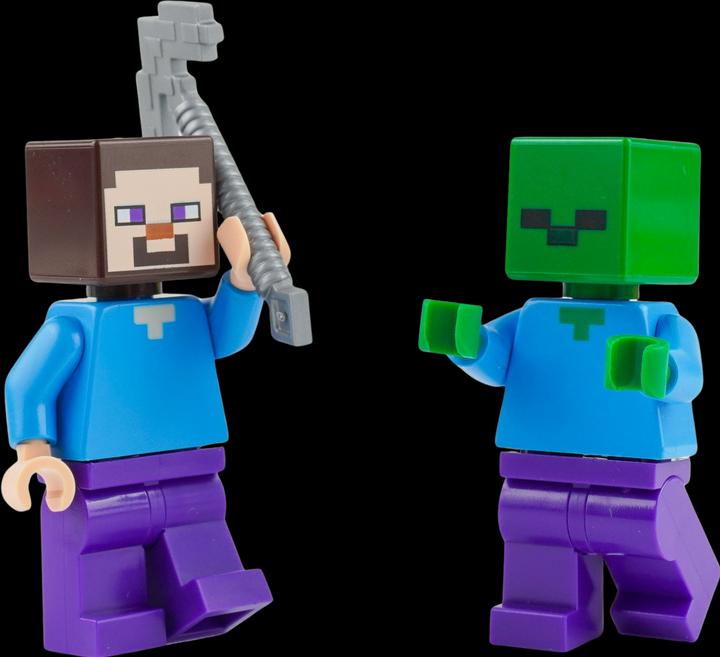 Produktbild LEGO Minecraft Mini-Set Steve, Alex & Zombie - NEU! Menge 1x