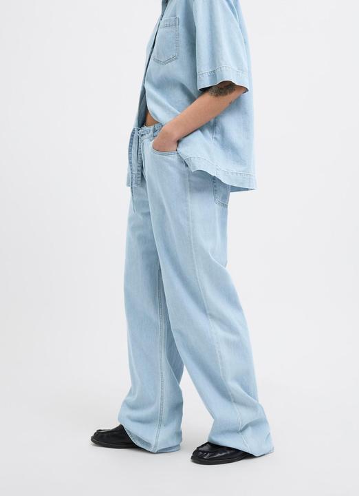 Actual product image JJXX JXSURA WIDE MW LINEN BLEND JEANS DNM Weit geschnitten (W29/L32)