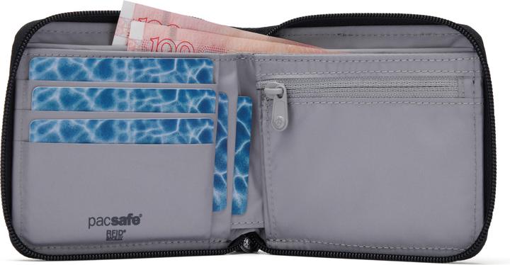 Actual product image Pacsafe RFIDsafe Zip Around Wallet schwarz