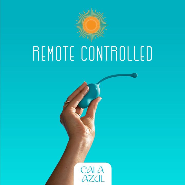 Produktbild Easytoys Elena Vibrationsei mit Fernbedienung Azul