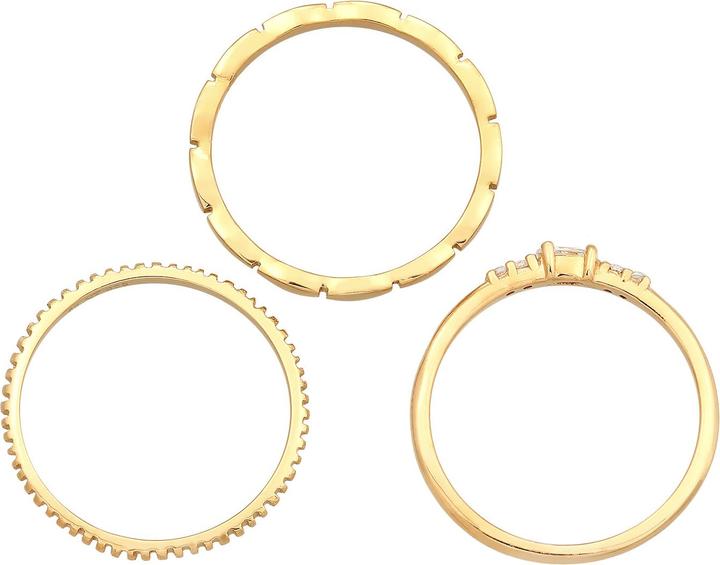 Immagine prodotto Elli Anello di cristallo, set di anelli (54, 925 Argento)