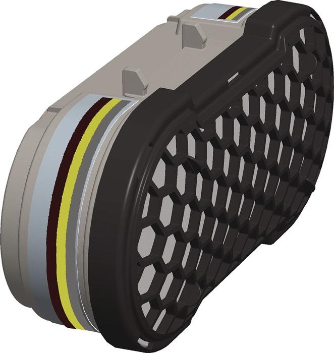 CleanSpace Combination filter ™ PAF-0051 f.CleanSp 2,Ex and Ultra TM3 ABE1 P3 SL R (ABE1, 1 x)