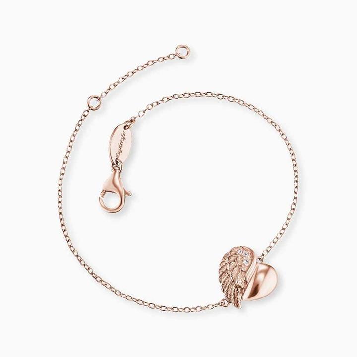 Immagine prodotto Engelsrufer Bracciale cuore ali (17.50 cm, Argento 925)