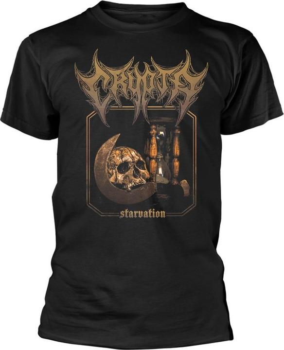 Actual product image Crypta T Shirt Starvation Band Logo Official Mens Black S (S)