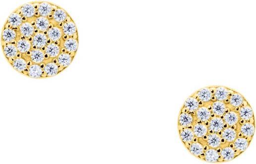 Candy Ohrringe Mava, 925 Sterling Silber, vergoldet (925 Sterling Silber, 18k vergoldet)
