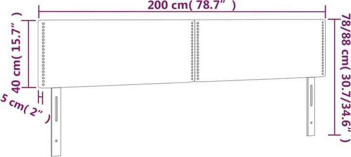 Immagine prodotto VidaXL Zobor (200 x 5 x 88 cm)