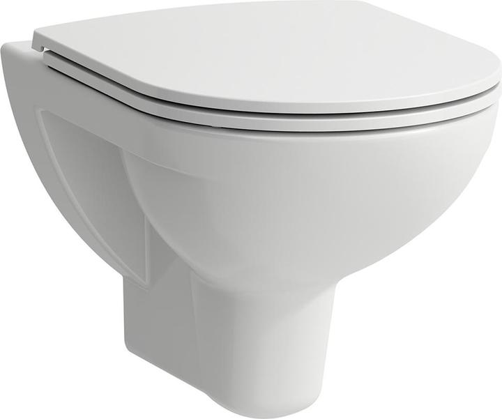 Produktbild Laufen PRO Wand-WC, Tiefspüler, spülrandlos, 530x360mm, offene Befestigung, H820960