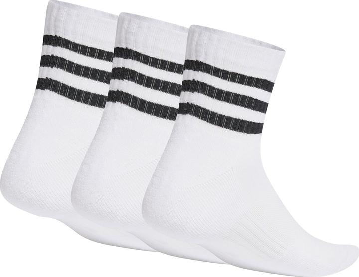 Actual product image adidas 3-Stripes Cushioned Sportswear Mid-Cut Socks (3 pairs) (34 - 36)