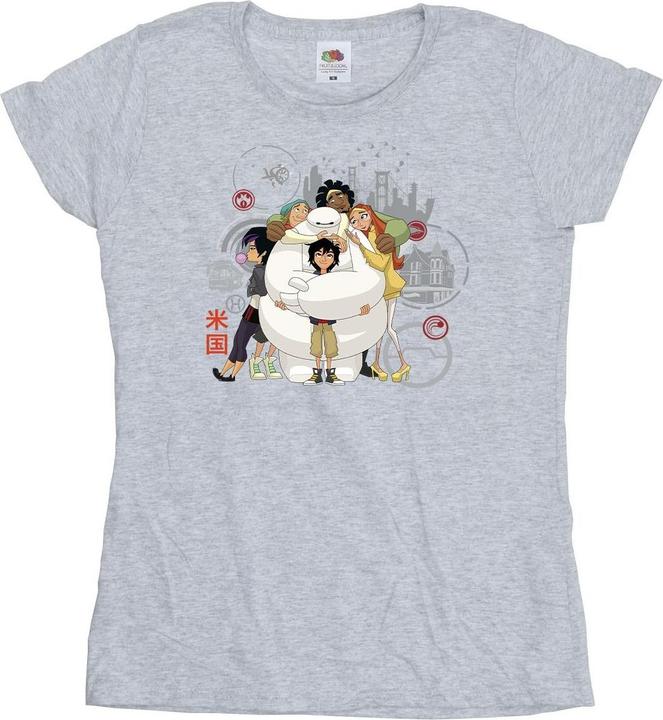 Disney Big Hero 6 Baymax Group Hug TShirt (L)