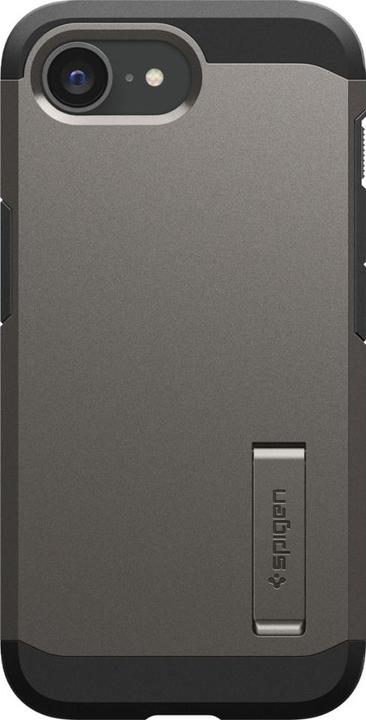 Produktbild Spigen Tough Armor Case with MagSafe for iPhone 16e with Stand - Gray (Apple iPhone 16e)