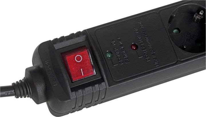 Produktbild Gembird SPG5-C-15, Überspannungsschutz Steckdosenleiste, AC (5 x, CEE 7/3, 4.50 m)
