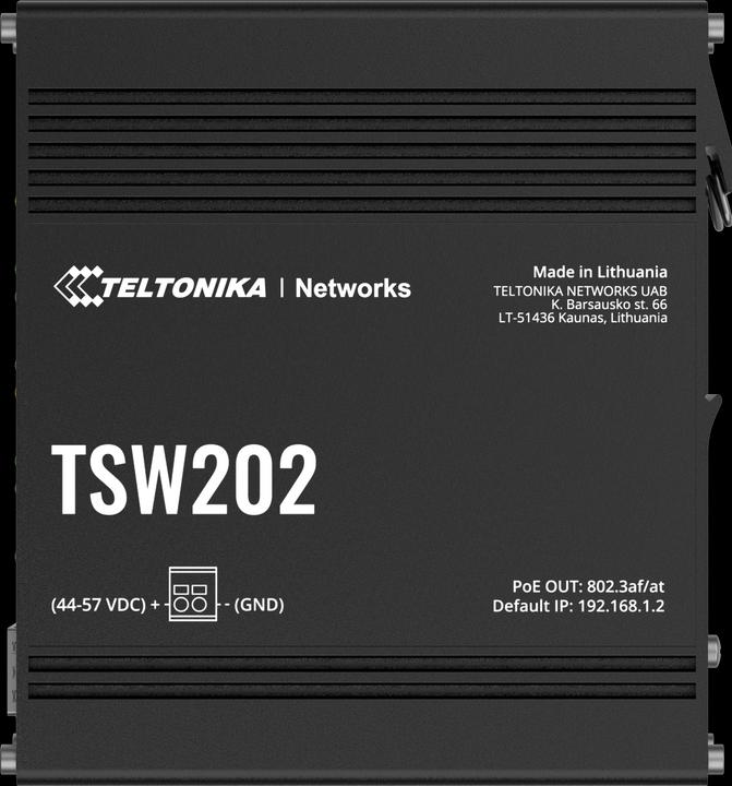 Immagine prodotto Teltonika TSW202 000000 - TSW202, SWITCH PoE+ GESTITO (10 Porti)