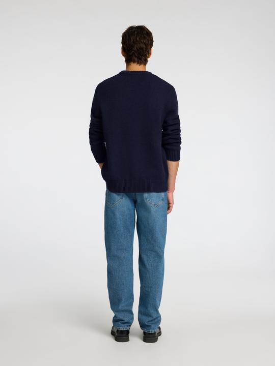 Actual product image Selected Homme Slhcody Ls Knit Relaxed Crew Neck Noos (M)