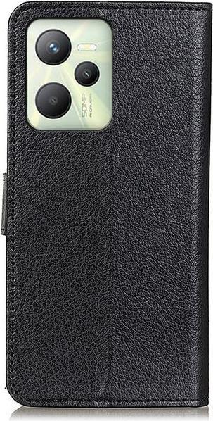 Actual product image MU Classic Litchi Leather Bookcover Series (Realme C35)