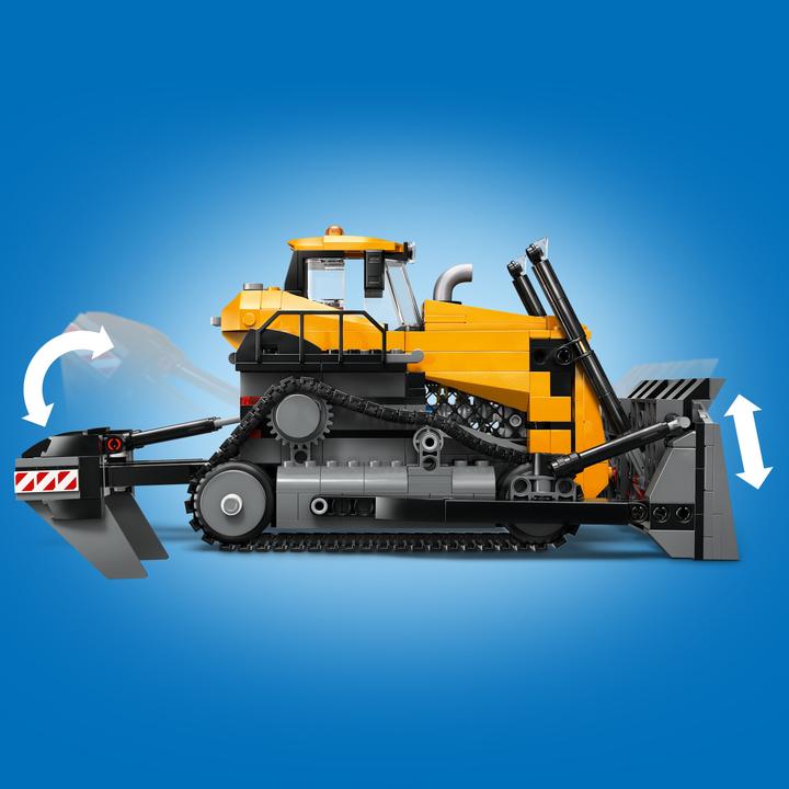 Produktbild LEGO Gelber Bulldozer mit Frontlader (60466, LEGO City)