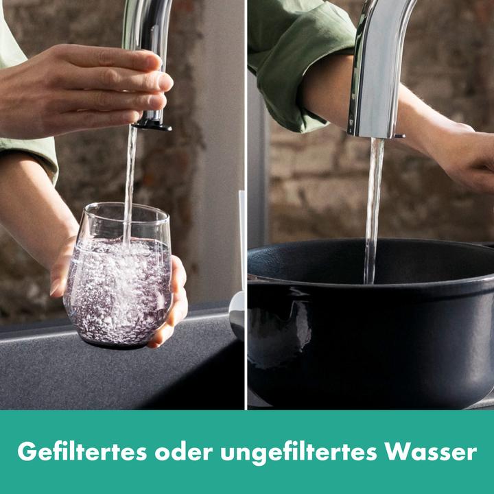 Image du produit hansgrohe Système de filtration 210 Aqittura M91 Tuyau extensible 1 jet aBox Starter Set c