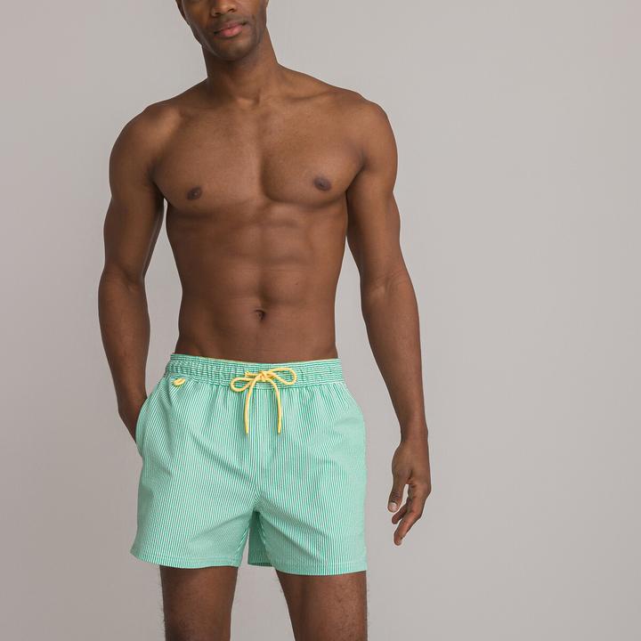 Actual product image La Redoute Collections Swim bermudas with all-over print (L)