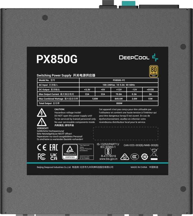 Produktbild Deepcool PX850G (850 W)