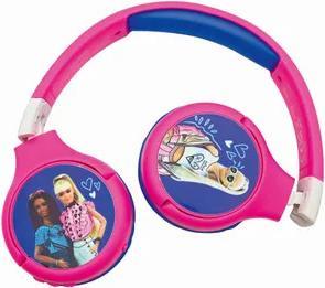 Image du produit Lexibook Casque Barbie pour enfants, 2 en 1 Bluetooth et connexion filaire, pliable, limitation de volume