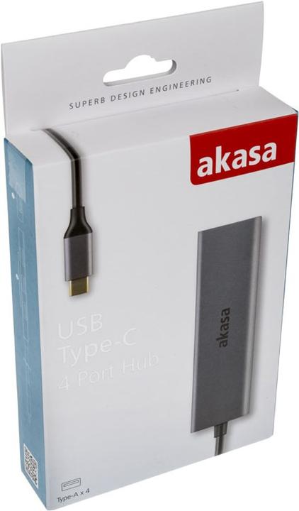 Image du produit Akasa USB type C vers 4x USB type A (USB-C, 4 Ports)