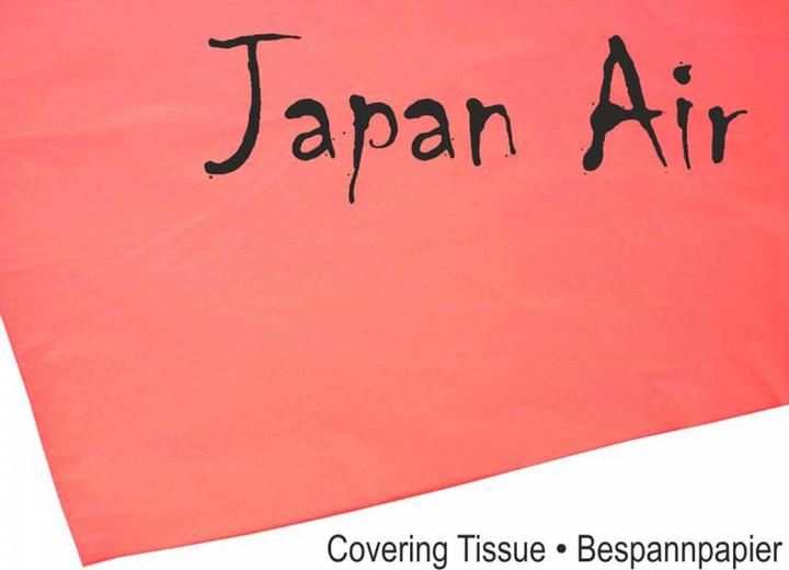 Produktbild Modellbau Lindinger japan air bespannpapier 16g rot 500 x 750 mm 10stk. gerollt