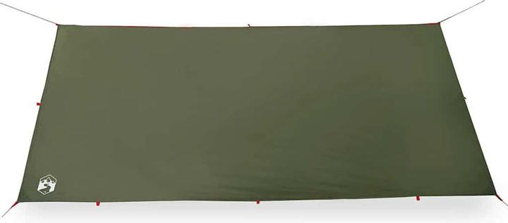 Image du produit VidaXL Tarp Taud de soleil Hamac Toile de tente Vert olive 406x306cm Imperméable à l'eau (Bâche, 1.15 kg)