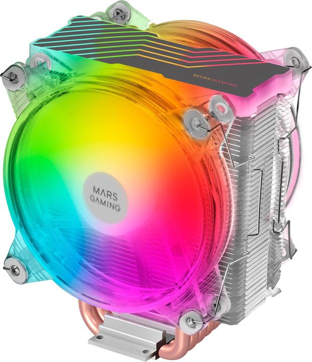Produktbild Mars Gaming Ventilateur Pour Processeur Mcpu66 RGB (Transparent) (102 mm)